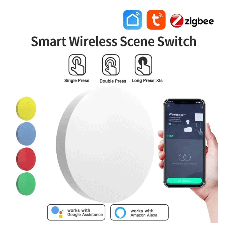 Smart Home Life - Tuya ZigBee 스마트 무선 버튼 장면