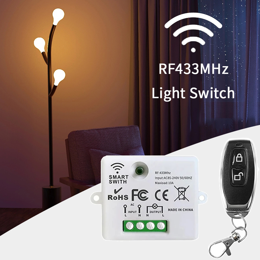 Smart Home Life - RF 433MHz 무선 원격 제어 스위치