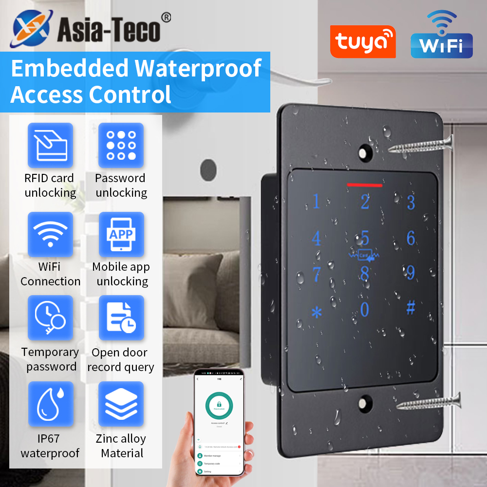 Smart Home Keyboard - 와이파이 투야 스마트 도어락 키보드 RFID