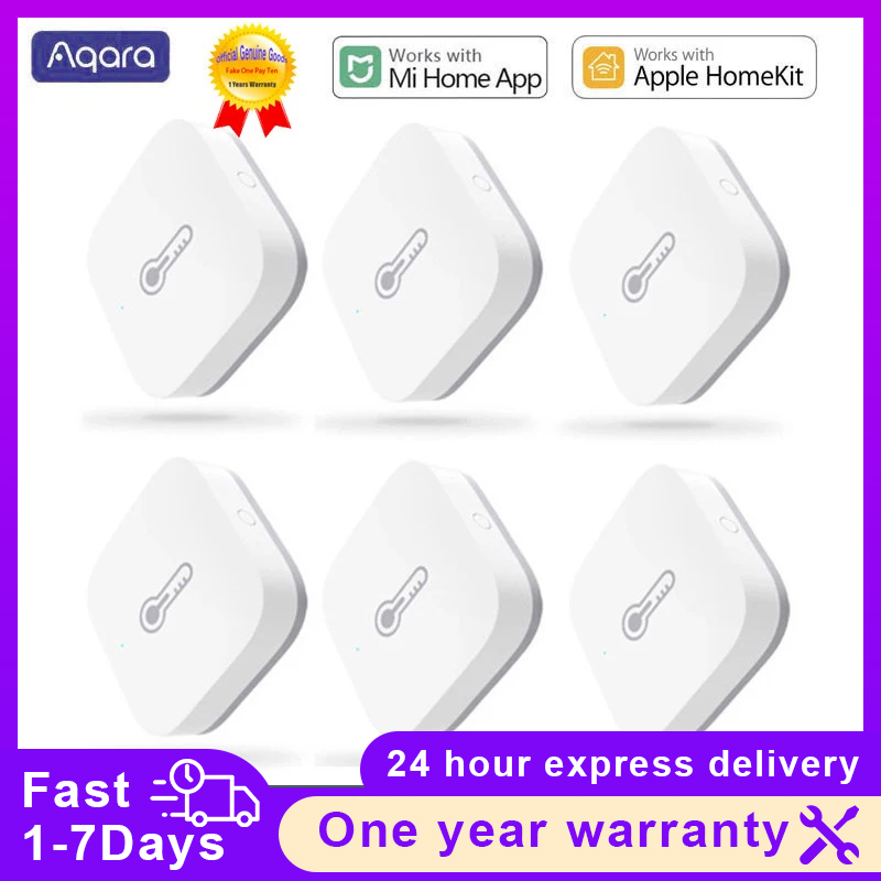 Smart Home Xiaomi App - Aqara 온도 습도 센서 Zigbee 스마트