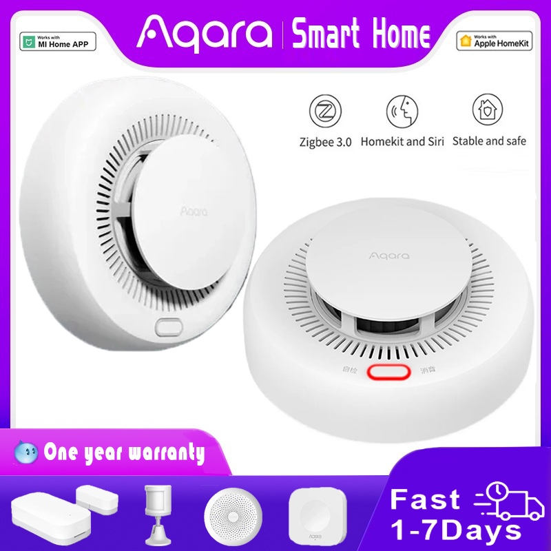 Smart Home Xiaomi App - 새로운 Aqara 연기 감지기 Zigbee 스마트