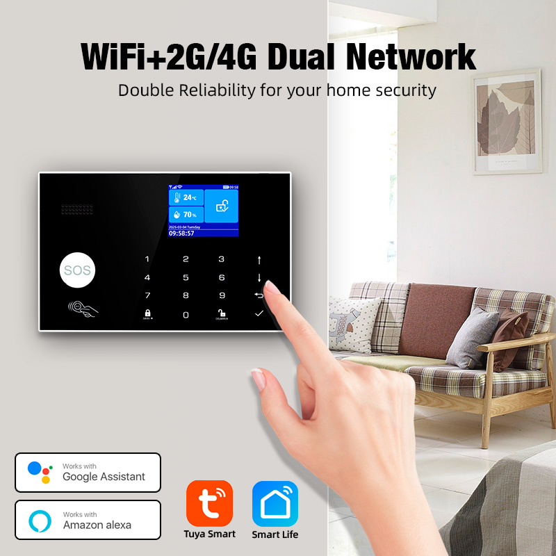 Smart Home Keyboard - KERUI 4G 알람 도어벨 링 버튼
