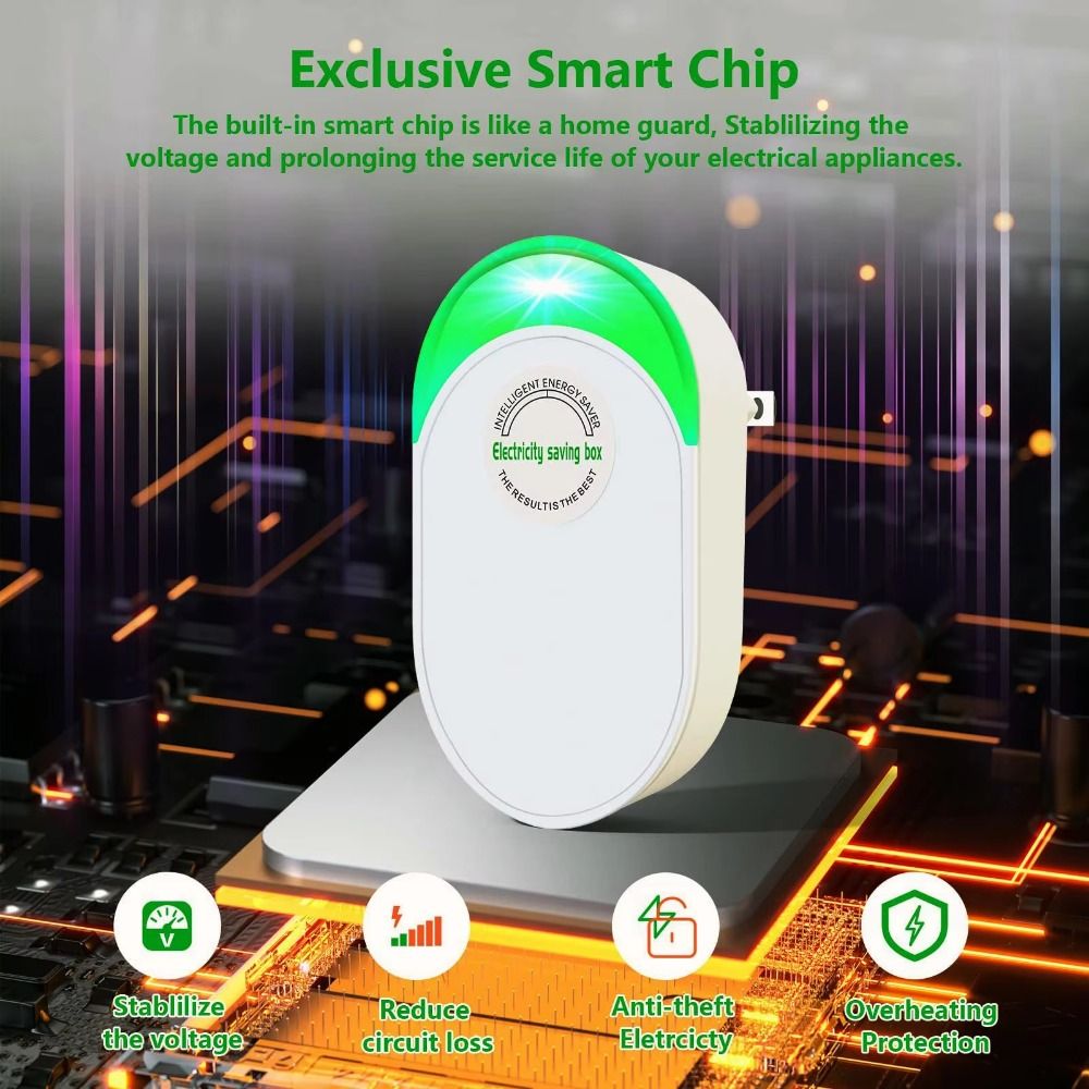 Smart Home Energy Management - 미국/유럽/영국 어댑터 전기 절약 박스, 스마트