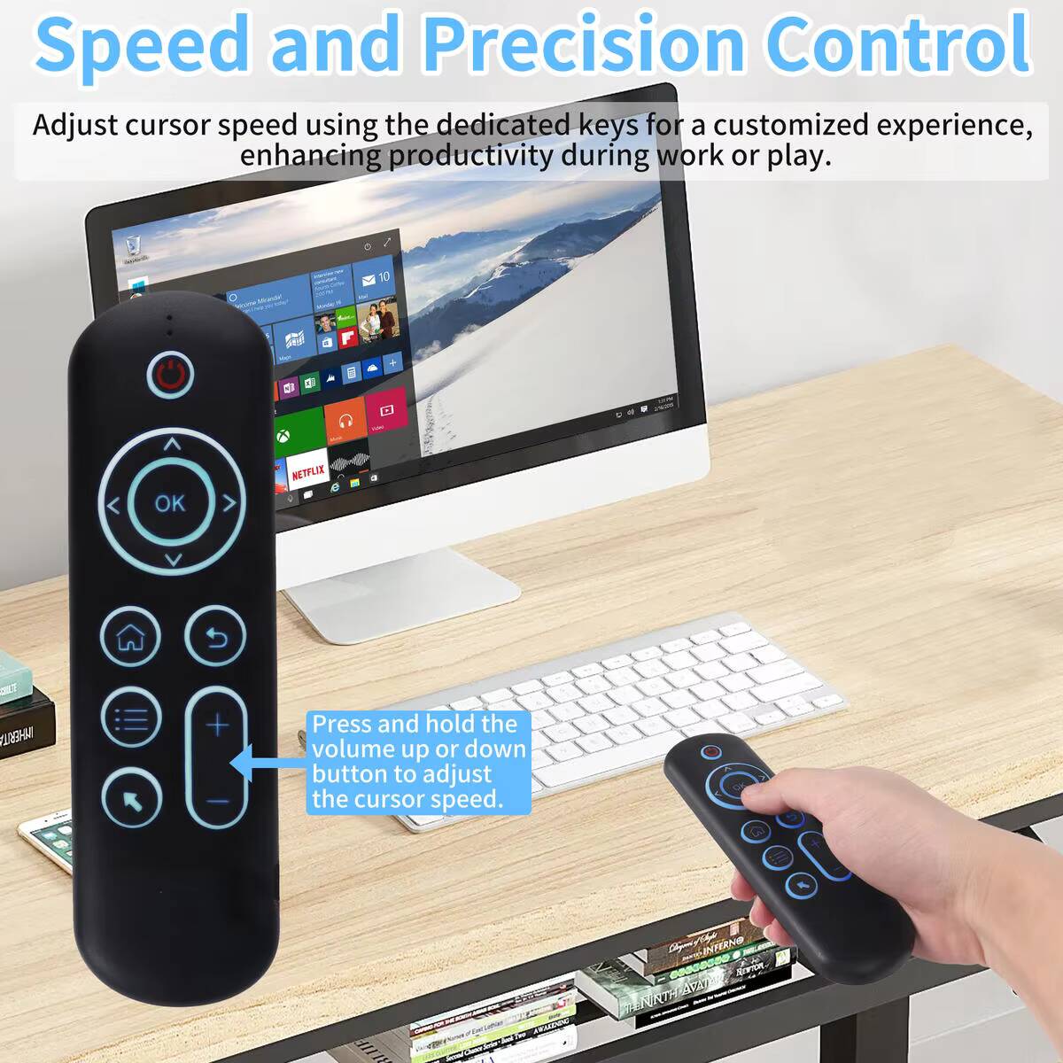 Smart Home Keyboard - 블루투스 2.4G 듀얼 모드 미니 키보드