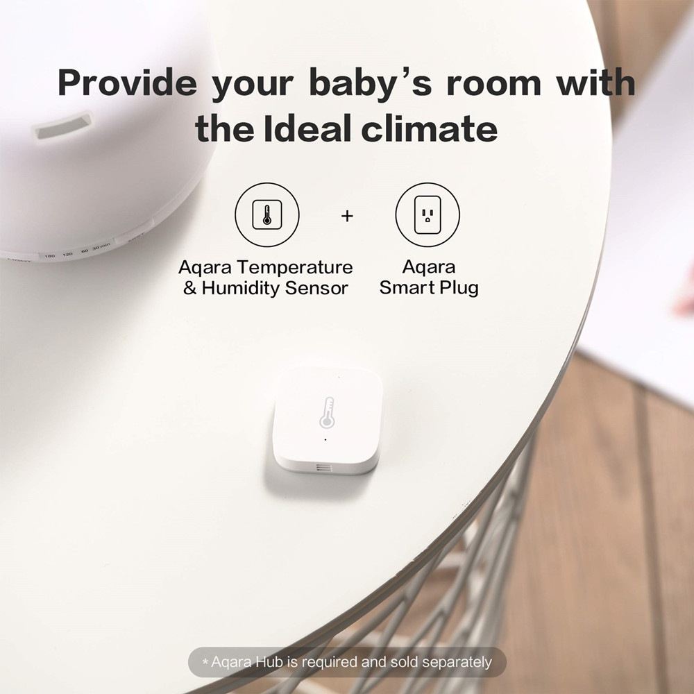 Aqara 온도 습도 공기 환경 센서, 지그비 스마트  - Smart Home Xiaomi App 리뷰 및 가격