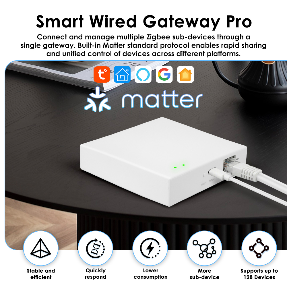 투야 지그비 매터 유선 게이트웨이 스마트 허브 음성 제 - Smart Home Offline System 리뷰 및 가격
