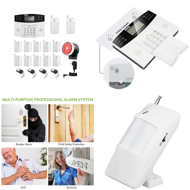 주택 도난 경보기 키트 자동 다이얼 120dB 사이렌  - Smart Home Remote Control 리뷰 및 가격