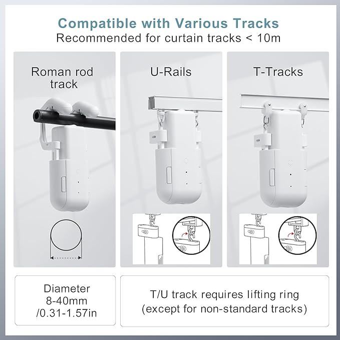 스마트 커튼 모터, 리모컨 버튼 컨트롤, 3in1 트랙 - Smart Home Remote Control 리뷰 및 가격