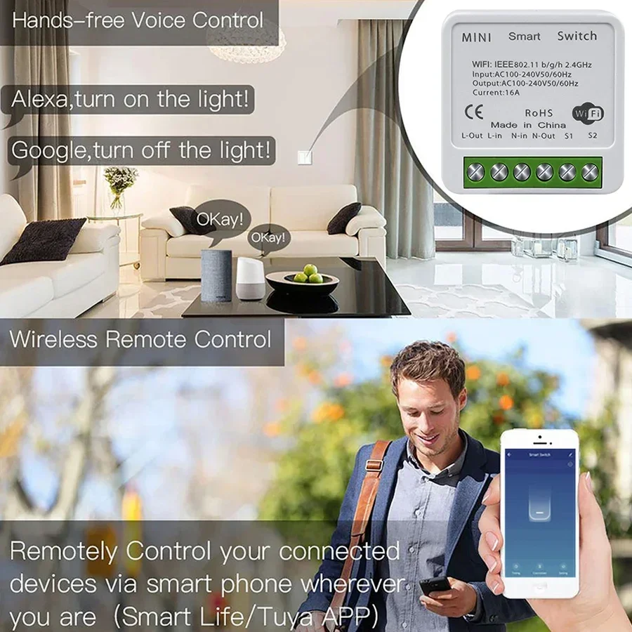 투야 와이파이 스마트 스위치 모듈 RF433Mhz 16 - Smart Home Assistant 리뷰 및 가격