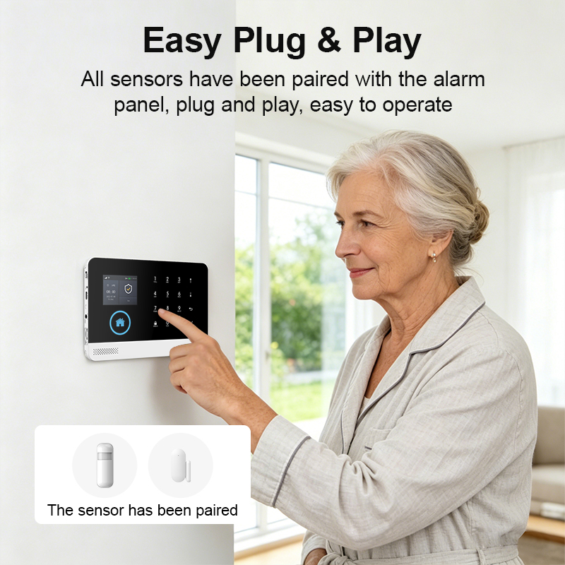 PGST WIFI GSM 스마트 홈 보안 경보 시스템은 - Smart Home Keyboard 리뷰 및 가격