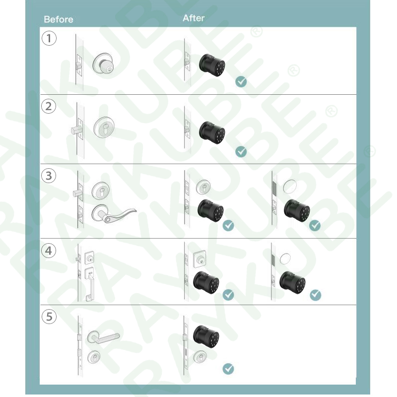 지문 도어 잠금 Tuya 블루투스 와이파이 디지털 키보 - Smart Home Keyboard 리뷰 및 가격