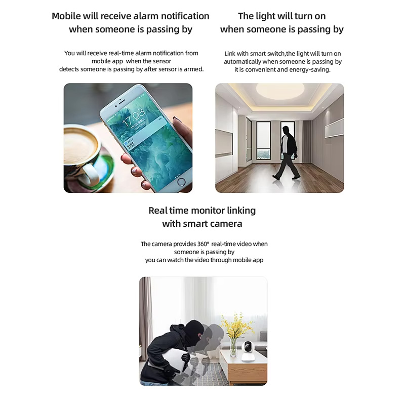 스마트 PIR 모션 센서 WiFi 지그비 인체 감지 센 - Smart Home Assistant 리뷰 및 가격