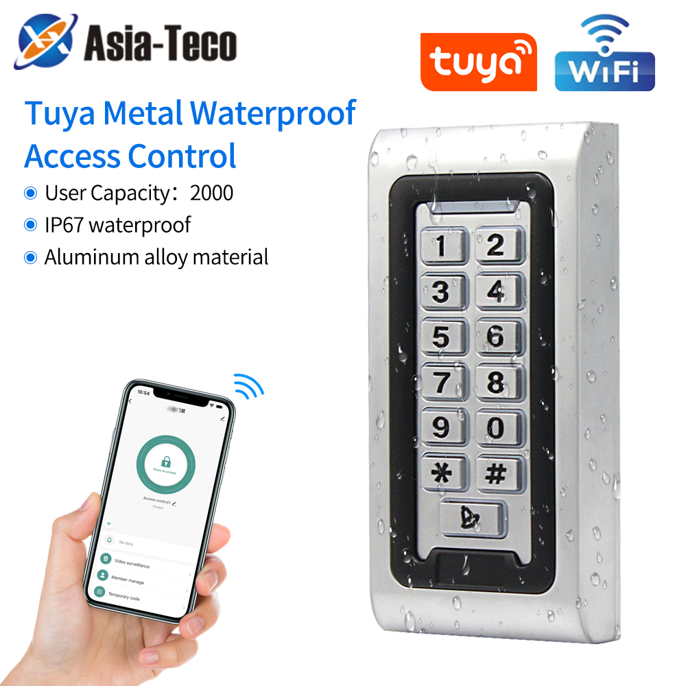 야외 IP68 금속 액세스 제어 키패드 독립형 와이파이 - Smart Home Keyboard 리뷰 및 가격