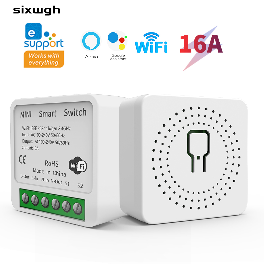 이웰링크 WiFi 스마트 스위치 미니 16A 릴레이 스 - Smart Home Diy 리뷰 및 가격