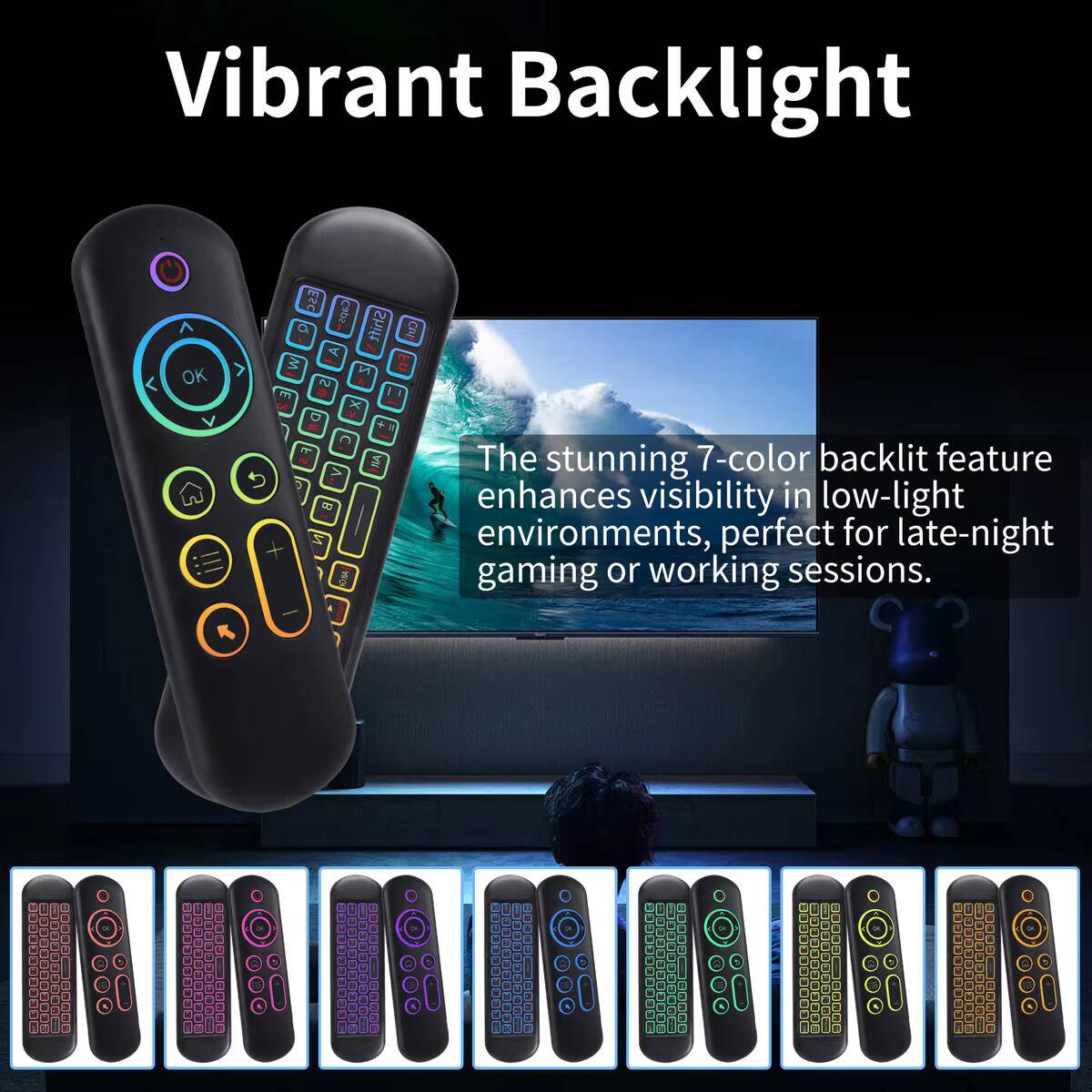 블루투스 2.4G 듀얼 모드 미니 키보드 에어 마우스  - Smart Home Keyboard 리뷰 및 가격
