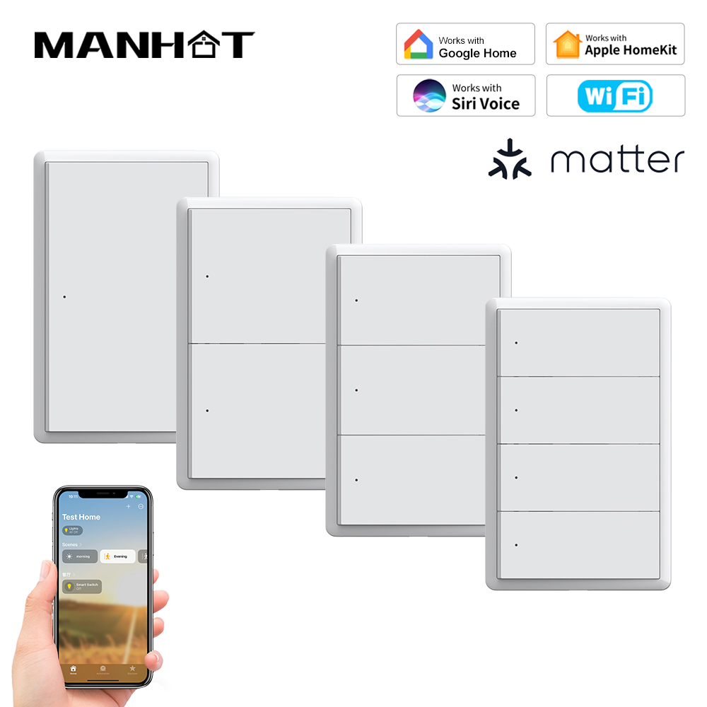 MANHOT 홈킷 WiFi 스마트 스위치 (중성선 필요 - Smart Home Assistant 리뷰 및 가격