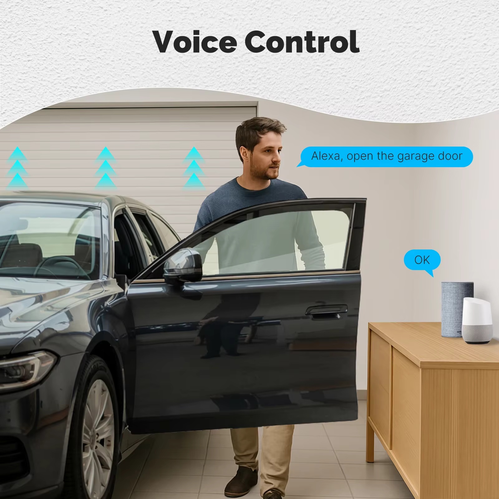 MOES Zigbee 차고 문 컨트롤러 모듈은 Tuya - Smart Home Assistant 리뷰 및 가격