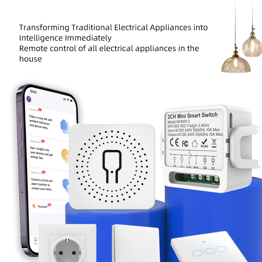 2웨이 투야 스마트 스위치 2갱 스마트 라이트 차단기  - Smart Home Life 리뷰 및 가격