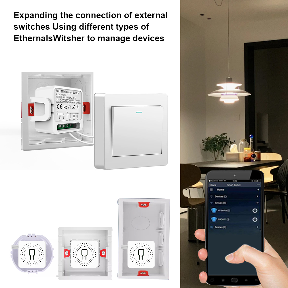 2웨이 투야 스마트 스위치 2갱 스마트 라이트 차단기  - Smart Home Life 리뷰 및 가격