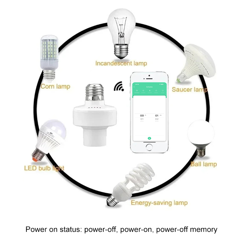 Tuya 스마트 E27 소켓 스위치 APP 제어 타이머 - Smart Home Life 리뷰 및 가격
