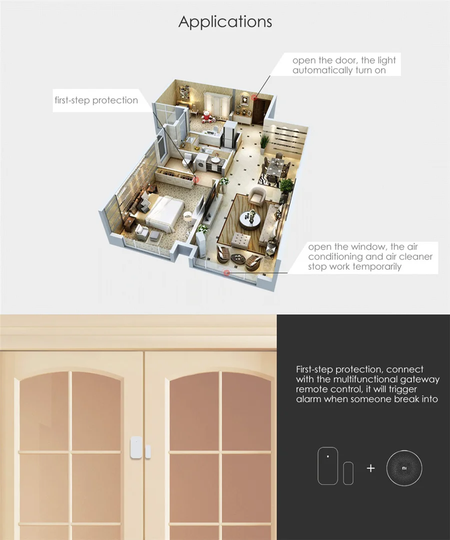 Aqara 도어 윈도우 센서 Zigbee 무선 연결 미 - Smart Home Xiaomi App 리뷰 및 가격