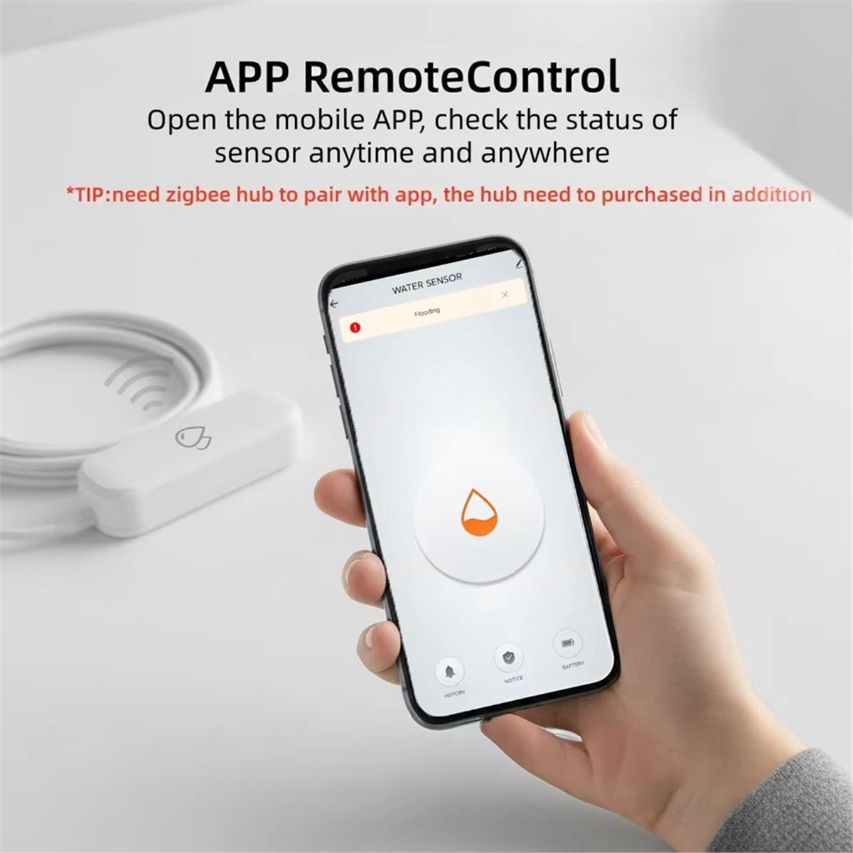 호환 가능한 ZigBee 누수 센서 알람 Tuya Sm - Smart Home Life 리뷰 및 가격