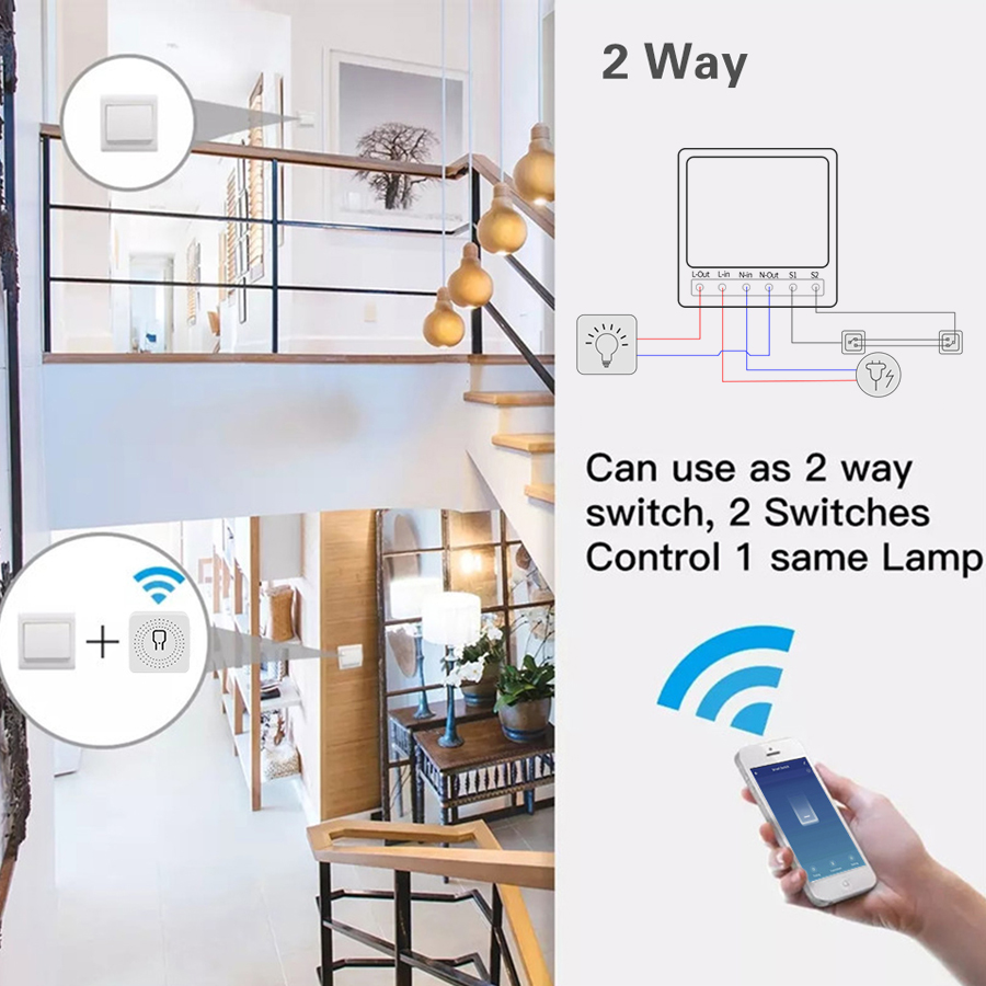 2웨이 미니 DIY 스마트 스위치 투야 와이파이 조명  - Smart Home Diy 리뷰 및 가격
