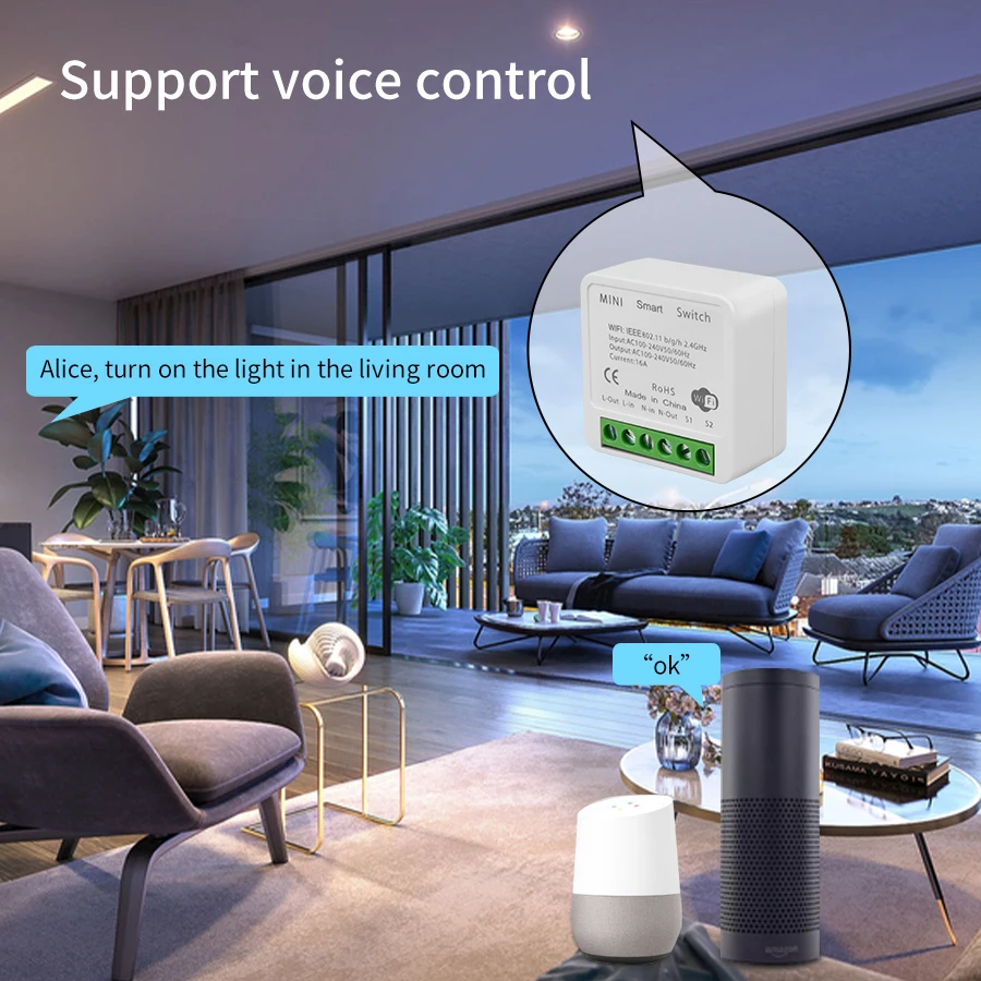 2웨이 미니 DIY 스마트 스위치 투야 와이파이 조명  - Smart Home Diy 리뷰 및 가격